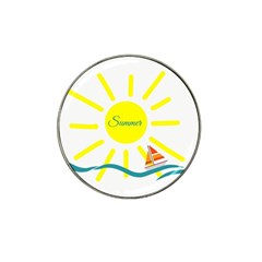 Summer Beach Holiday Holidays Sun Hat Clip Ball Marker (10 Pack) by BangZart