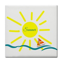 Summer Beach Holiday Holidays Sun Face Towel by BangZart