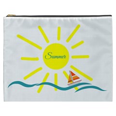 Summer Beach Holiday Holidays Sun Cosmetic Bag (XXXL) 