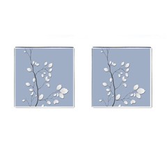 Branch Leaves Branches Plant Cufflinks (square) by BangZart