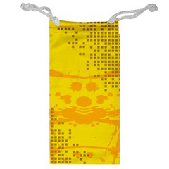 Texture Yellow Abstract Background Jewelry Bag