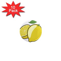 Lemon Fruit Green Yellow Citrus 1  Mini Magnet (10 Pack)  by BangZart