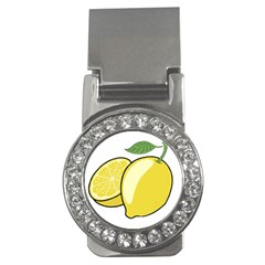 Lemon Fruit Green Yellow Citrus Money Clips (cz)  by BangZart