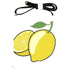 Lemon Fruit Green Yellow Citrus Shoulder Sling Bags by BangZart