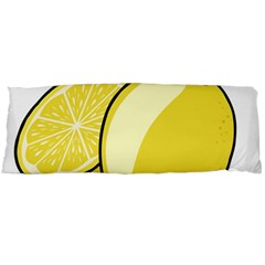 Lemon Fruit Green Yellow Citrus Body Pillow Case (dakimakura) by BangZart