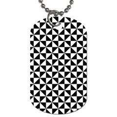 Triangle Pattern Simple Triangular Dog Tag (two Sides) by BangZart