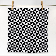 Triangle Pattern Simple Triangular Face Towel by BangZart