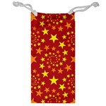 Star Stars Pattern Design Jewelry Bag Front