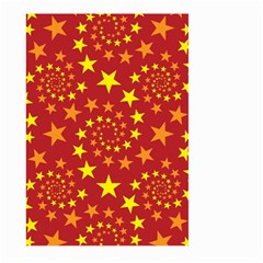 Star Stars Pattern Design Large Garden Flag (two Sides) by BangZart