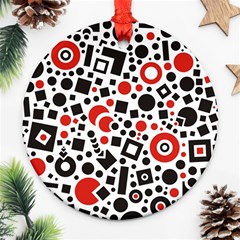 Square Objects Future Modern Ornament (round) by BangZart