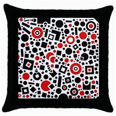 Square Objects Future Modern Throw Pillow Case (black) by BangZart