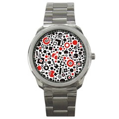 Square Objects Future Modern Sport Metal Watch by BangZart