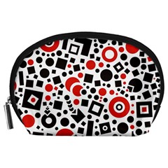 Square Objects Future Modern Accessory Pouches (large)  by BangZart