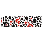 Square Objects Future Modern Satin Scarf (Oblong) Front