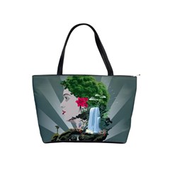 Digital Nature Beauty Shoulder Handbags by BangZart