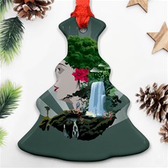 Digital Nature Beauty Christmas Tree Ornament (two Sides) by BangZart