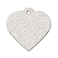 Pattern Star Pattern Star Dog Tag Heart (one Side)