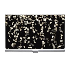 Christmas Bokeh Lights Background Business Card Holders by BangZart