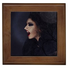 Vampire Woman Vampire Lady Framed Tiles