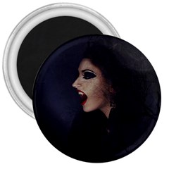 Vampire Woman Vampire Lady 3  Magnets by BangZart