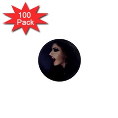 Vampire Woman Vampire Lady 1  Mini Magnets (100 pack) 