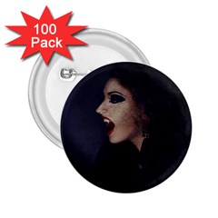 Vampire Woman Vampire Lady 2.25  Buttons (100 pack) 