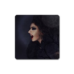 Vampire Woman Vampire Lady Square Magnet