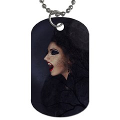 Vampire Woman Vampire Lady Dog Tag (Two Sides)