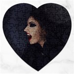 Vampire Woman Vampire Lady Jigsaw Puzzle (Heart) Front