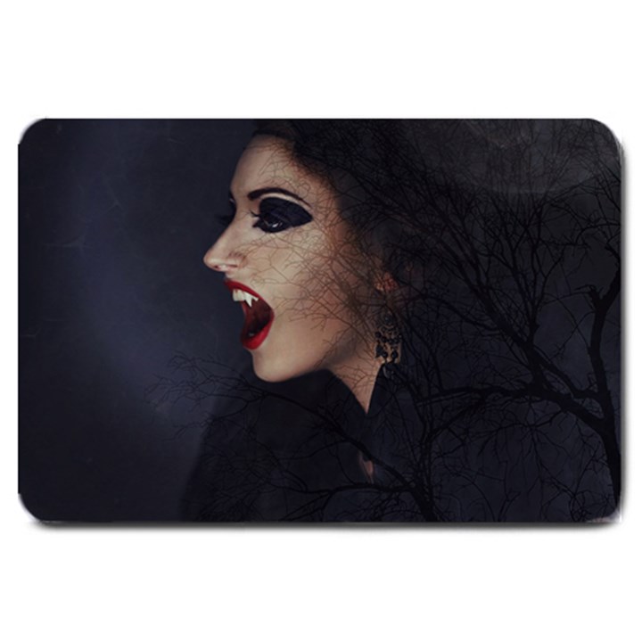 Vampire Woman Vampire Lady Large Doormat 