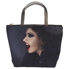 Vampire Woman Vampire Lady Bucket Bags by BangZart