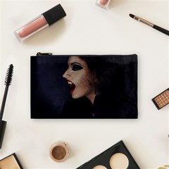 Vampire Woman Vampire Lady Cosmetic Bag (Small) 