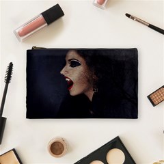 Vampire Woman Vampire Lady Cosmetic Bag (Medium) 