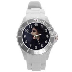 Vampire Woman Vampire Lady Round Plastic Sport Watch (l) by BangZart