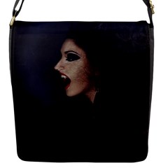 Vampire Woman Vampire Lady Flap Messenger Bag (S)