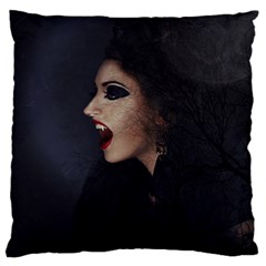 Vampire Woman Vampire Lady Large Flano Cushion Case (One Side)