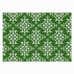 St Patrick S Day Damask Vintage Large Glasses Cloth (2-side) by BangZart