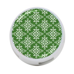 St Patrick S Day Damask Vintage 4-port Usb Hub (one Side) by BangZart