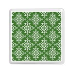 St Patrick S Day Damask Vintage Memory Card Reader (Square)  Front