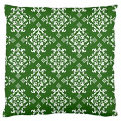 St Patrick S Day Damask Vintage Large Cushion Case (one Side) by BangZart