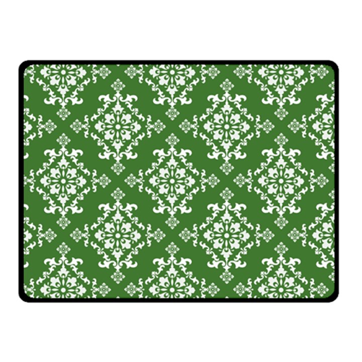 St Patrick S Day Damask Vintage Double Sided Fleece Blanket (Small) 