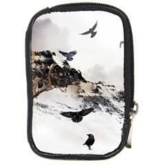 Birds Crows Black Ravens Wing Compact Camera Cases by BangZart