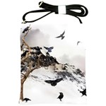 Birds Crows Black Ravens Wing Shoulder Sling Bags Front