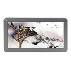 Birds Crows Black Ravens Wing Memory Card Reader (mini) by BangZart