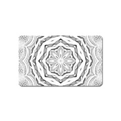 Mandala Pattern Floral Magnet (name Card) by BangZart