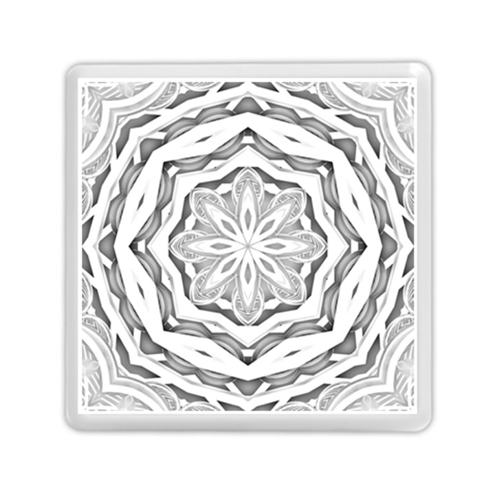 Mandala Pattern Floral Memory Card Reader (Square) 