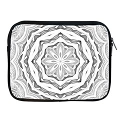 Mandala Pattern Floral Apple Ipad 2/3/4 Zipper Cases by BangZart