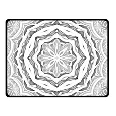 Mandala Pattern Floral Double Sided Fleece Blanket (small)  by BangZart