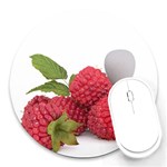 Fruit Healthy Vitamin Vegan Round Mousepads Front