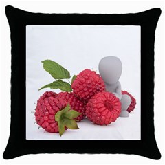 Fruit Healthy Vitamin Vegan Throw Pillow Case (black) by BangZart